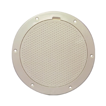 Beckson Marine 6" Non-Skid Pry-Out Deck Plate - Beige DP63-N